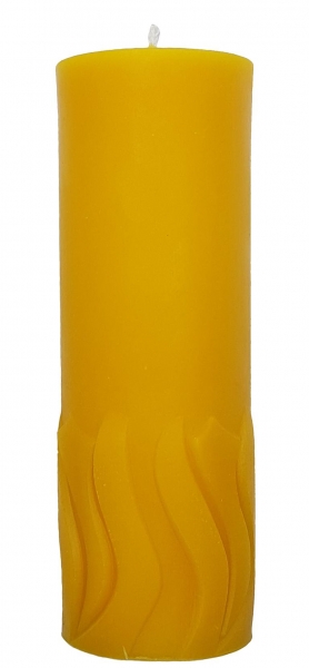 Stumpen mit Flammenmuster